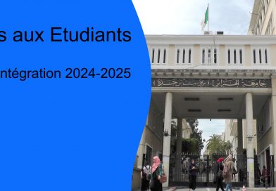 Avis aux Etudiants: Réintégration 2024-2025