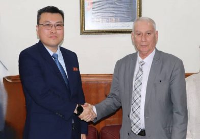 زيارة مجاملة من وفد سفارة كوريا الشمالية إلى جامعة الجزائر 1 بن يوسف بن خدة